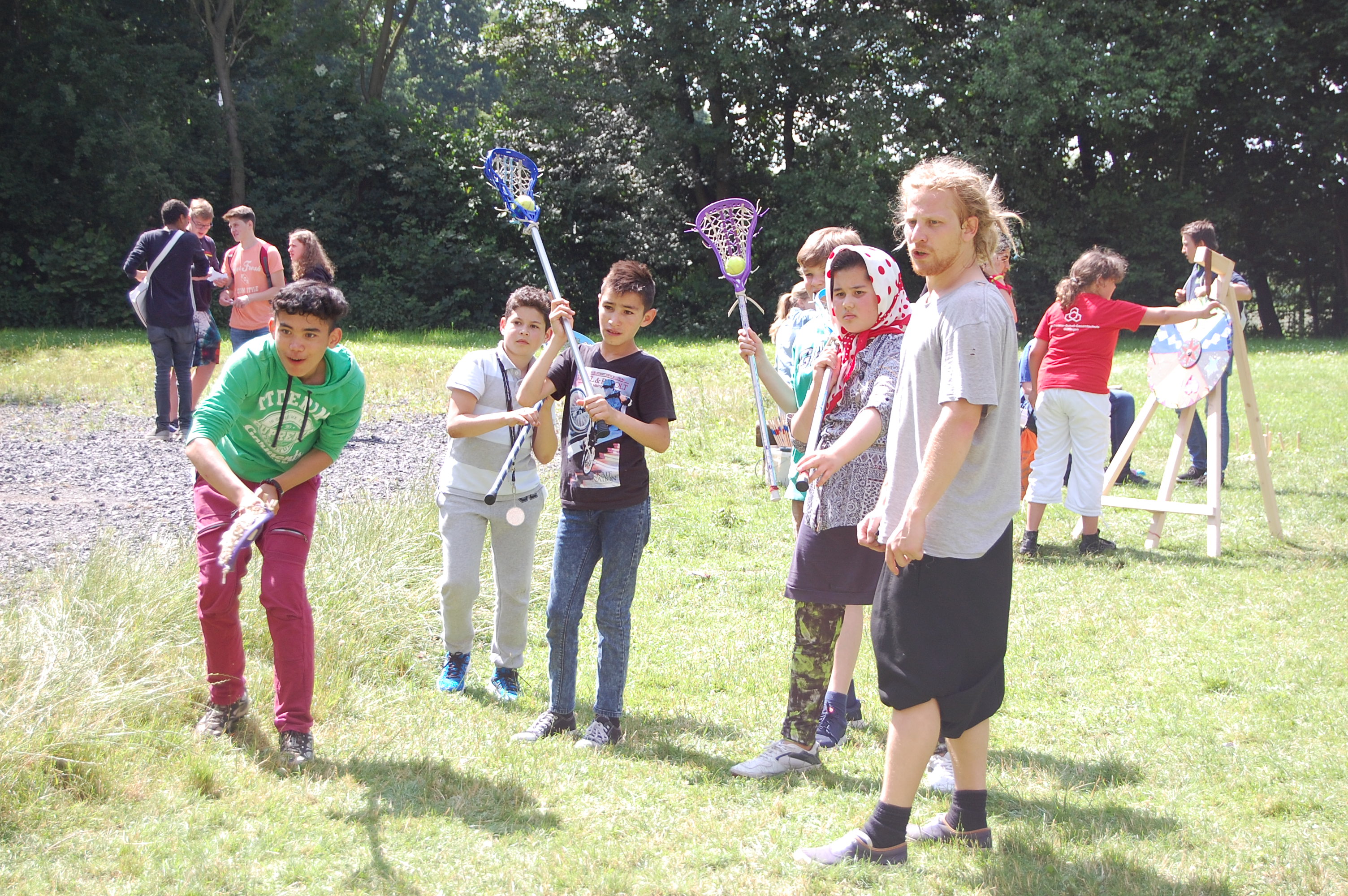 Göttingen Lacrosse beim Sportfest der GSG